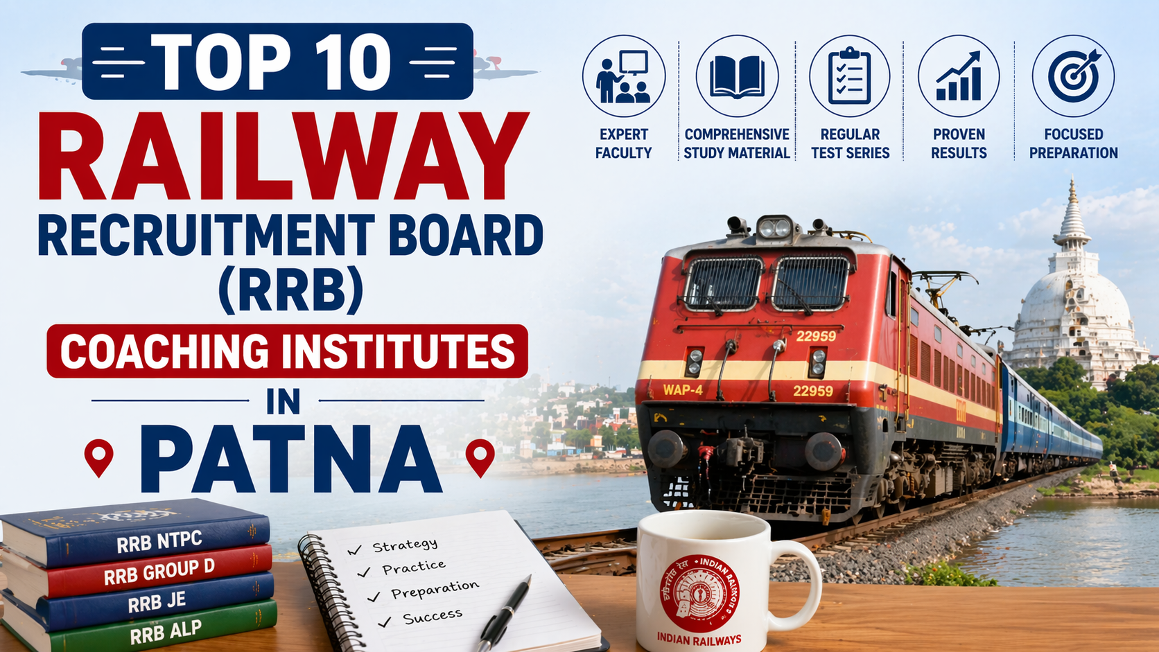 Top 10 Railway Recruitment Board (RRB) Coaching Institutes in Patna 2027